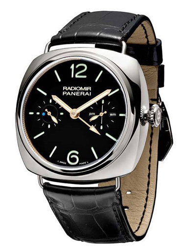 Panerai Radiomir Platinum Tourbillon GMT 48mm Mens watch PAM0031 - Click Image to Close